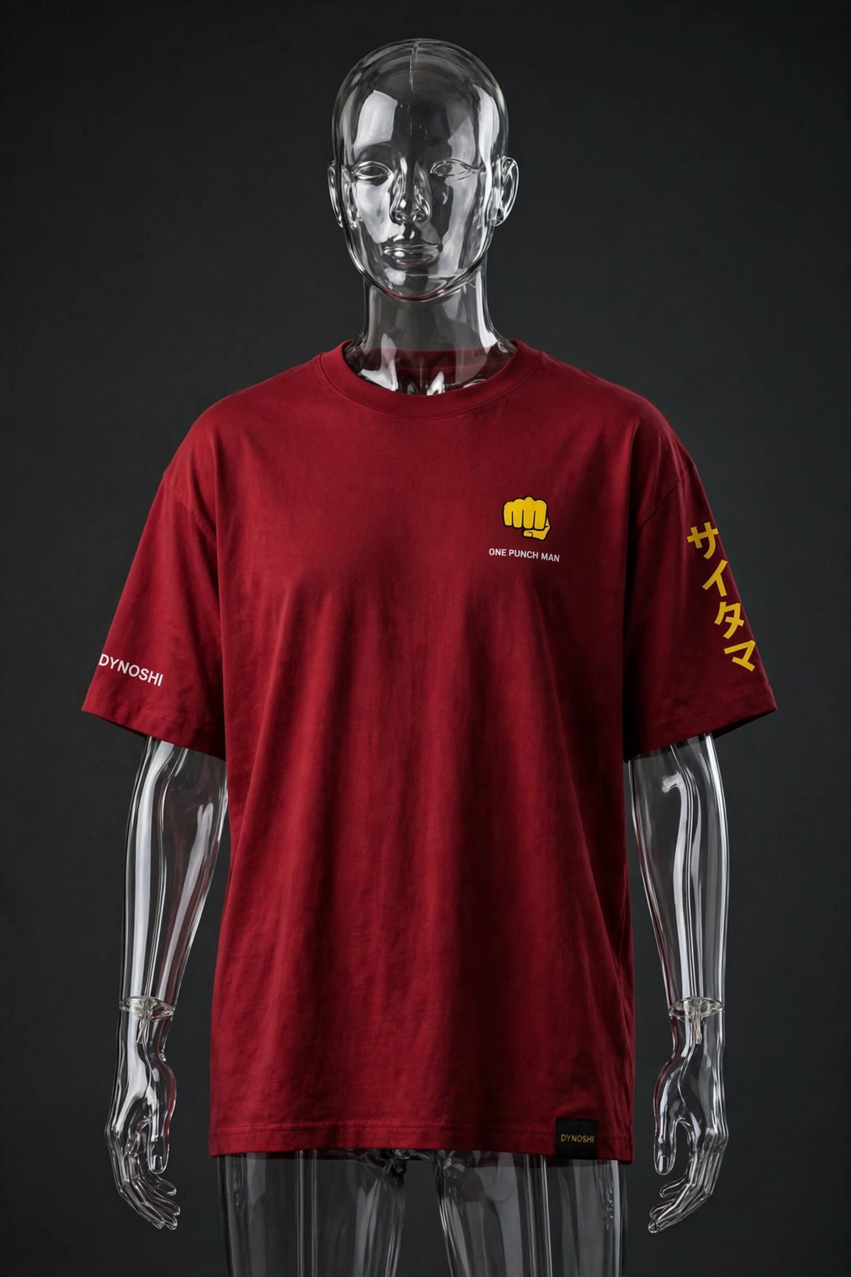 Saitama - Hero's Kit - Premium Oversized Anime T-Shirt - DYNOSHI