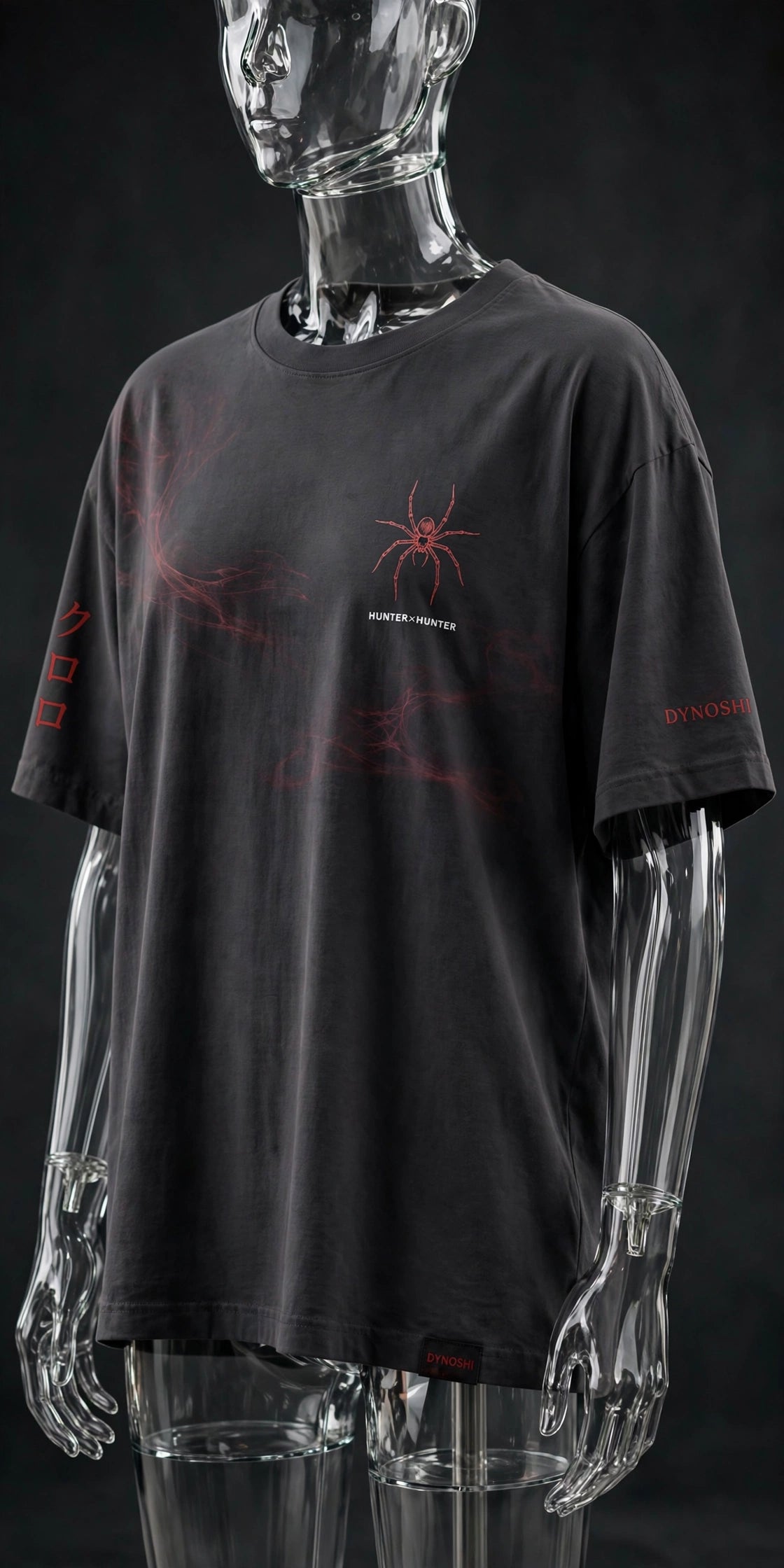 Chrollo Lucilfer - Web Mastery - Premium Oversized Anime T-Shirt - DYNOSHI