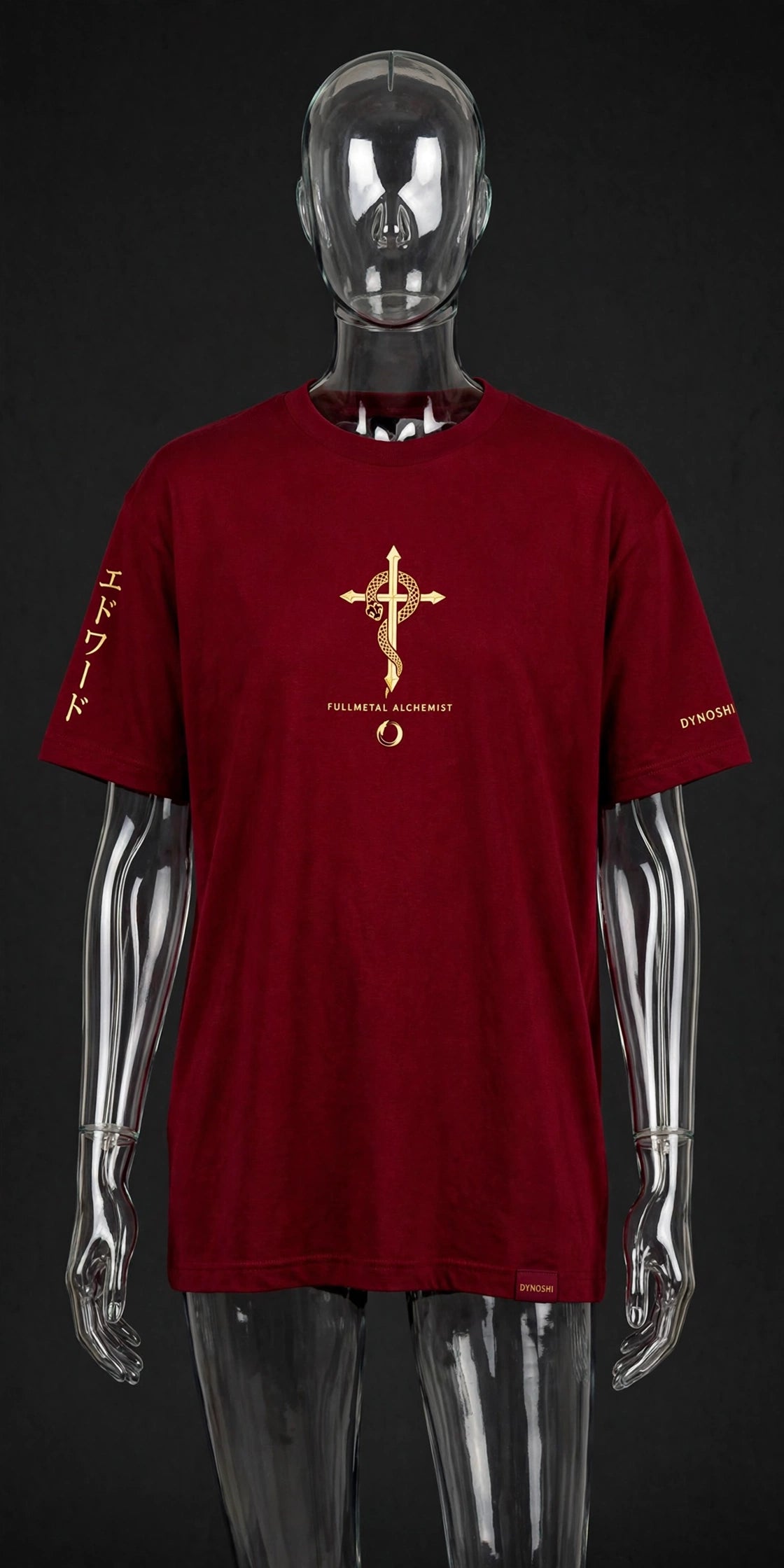 Edward Elric - Flamel Circle Emblem - Premium Oversized Anime T-Shirt - DYNOSHI