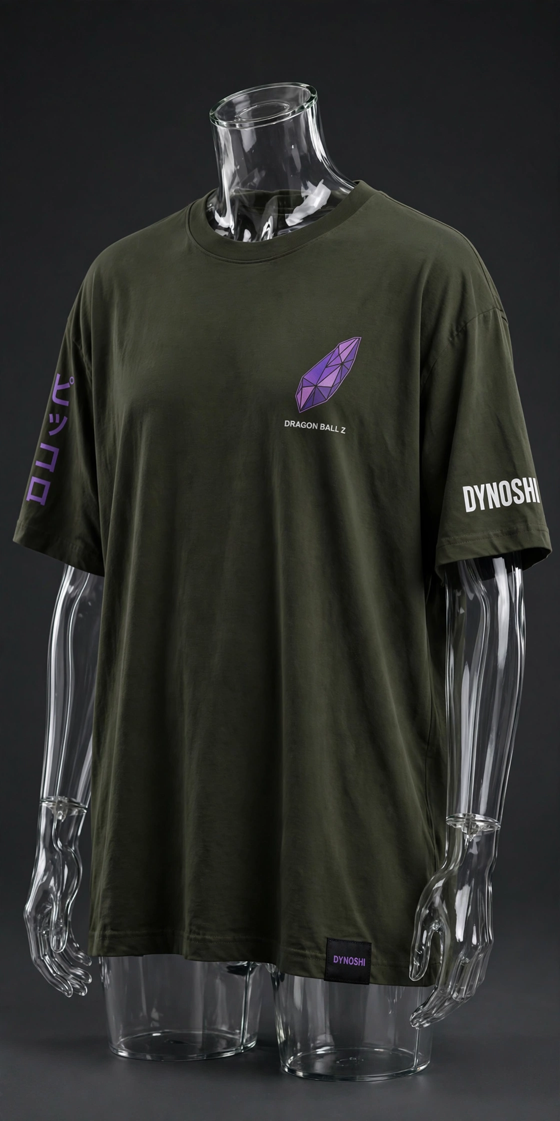 Piccolo - Beam Silhouette Geometry - Premium Oversized Anime T-Shirt - DYNOSHI