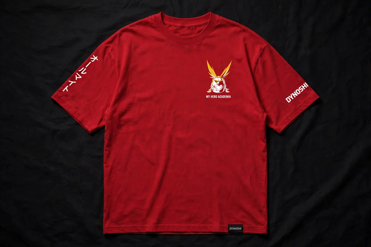 All Might - Premium Oversized Anime T-Shirt - DYNOSHI