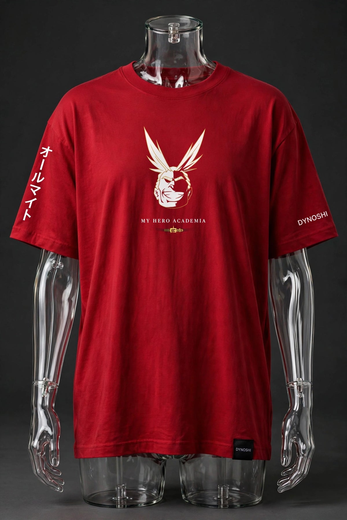 All Might - Golden Buckle - Premium Oversized Anime T-Shirt - DYNOSHI