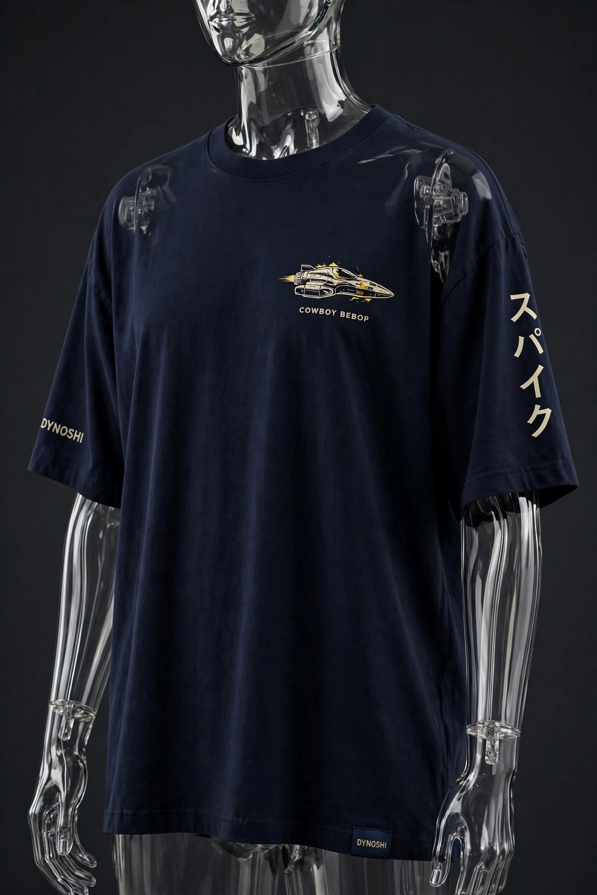 Spike Spiegel - Corrupted Cowboy - Premium Oversized Anime T-Shirt - DYNOSHI