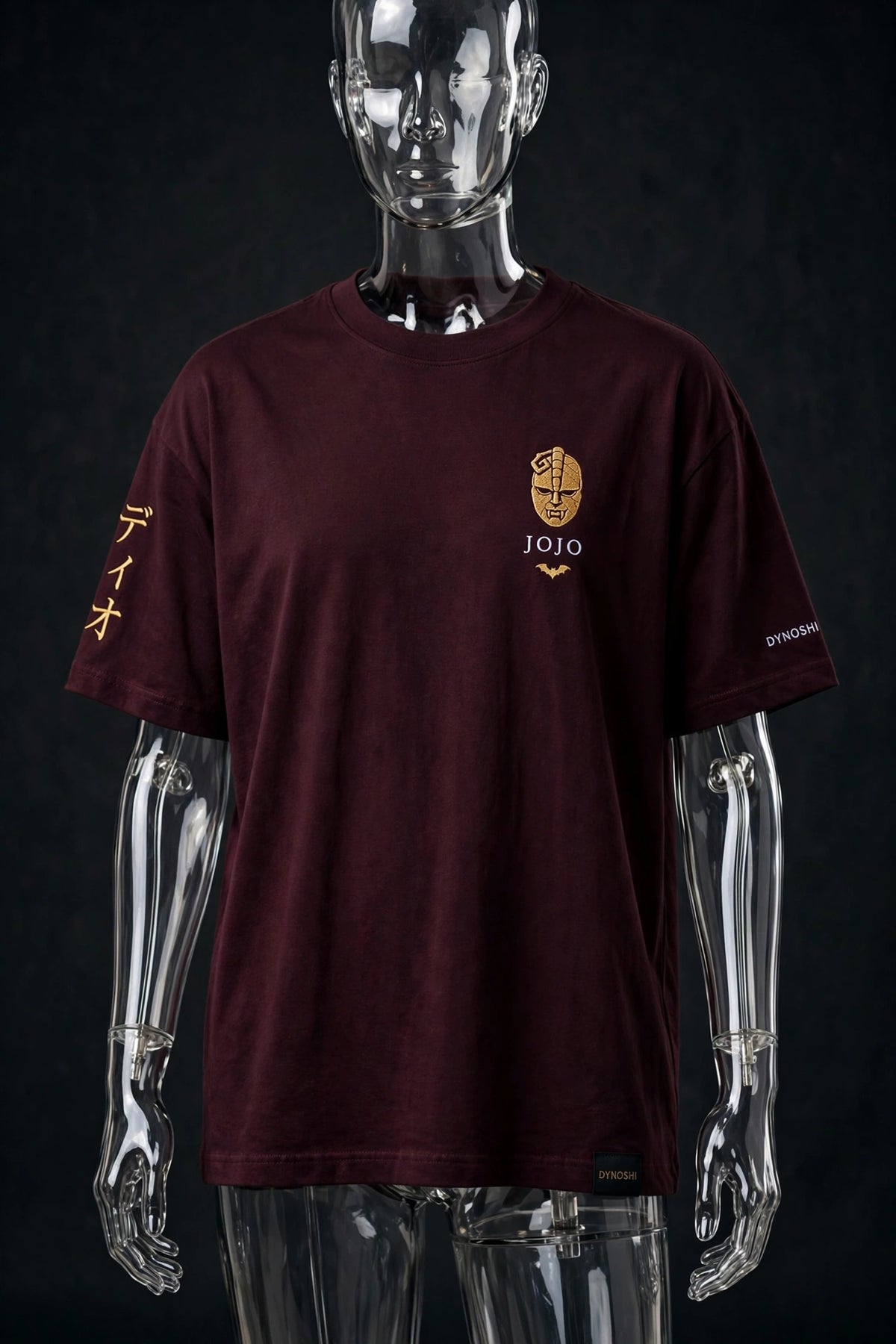 Dio Brando - Stone Mask Monument - Premium Oversized Anime T-Shirt - DYNOSHI