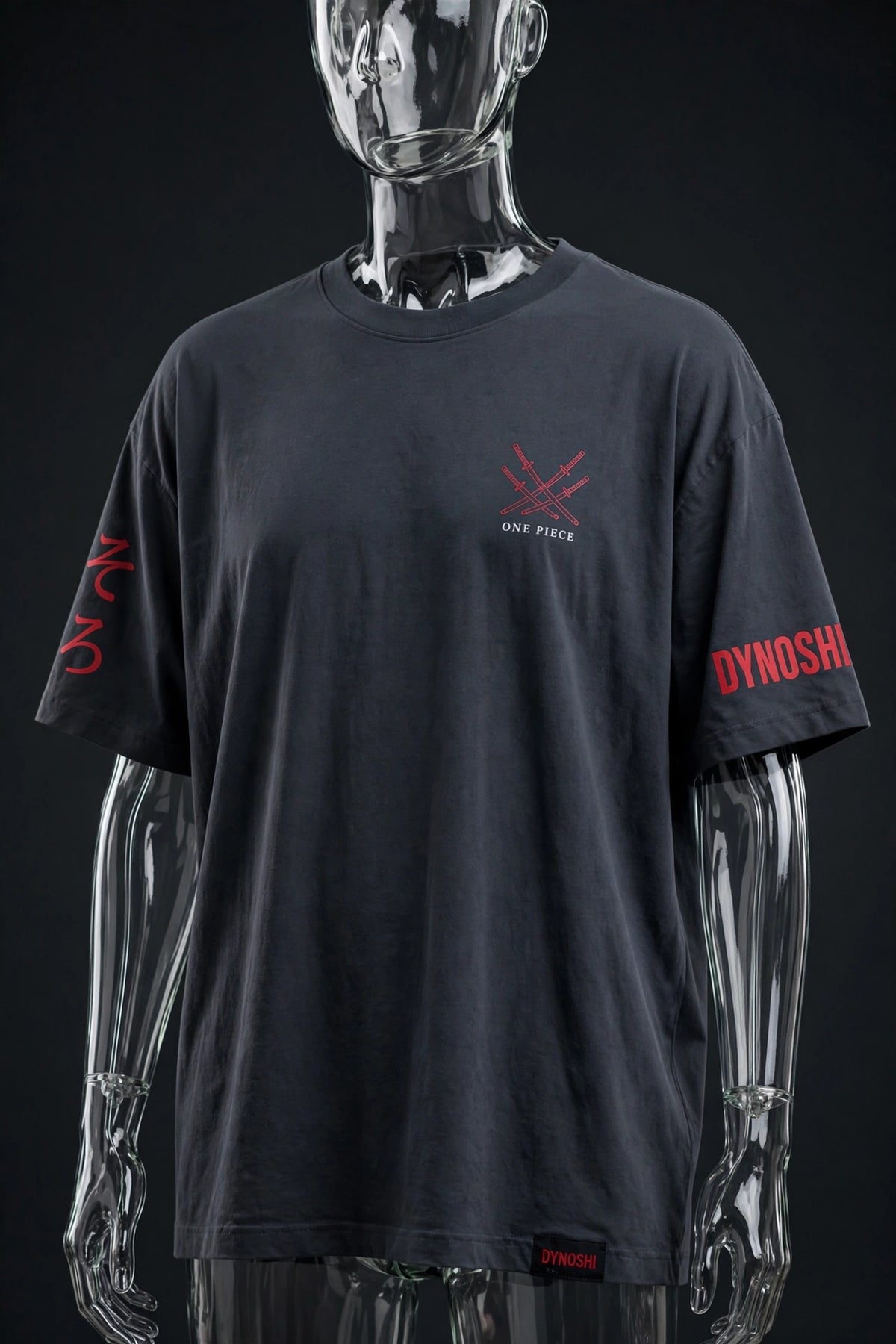 Zoro - Three Swords - Premium Oversized Anime T-Shirt - DYNOSHI