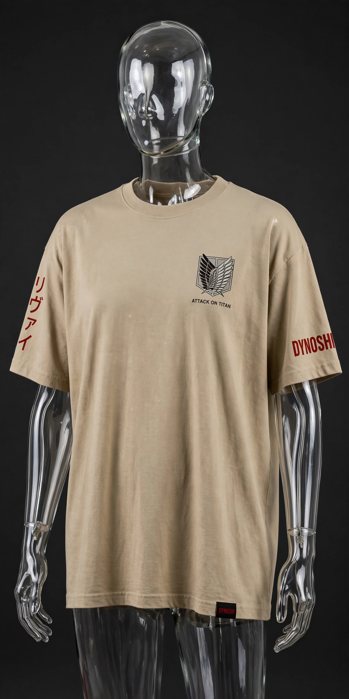 Levi Ackerman - Wings of Freedom Emblem - Premium Oversized Anime T-Shirt - DYNOSHI