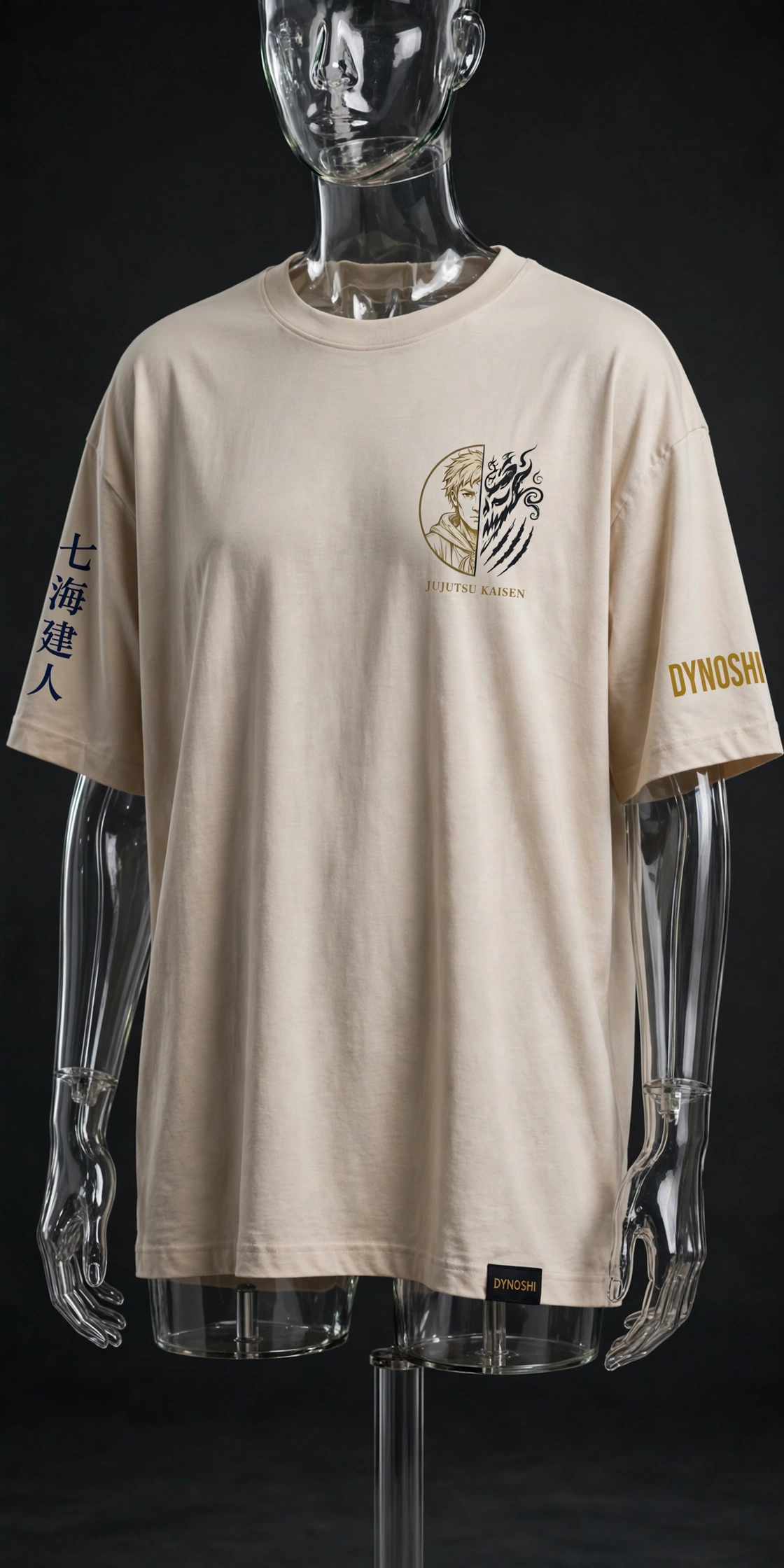 Nanami Kento - Overtime vs Mahito - Premium Oversized Anime T-Shirt - DYNOSHI