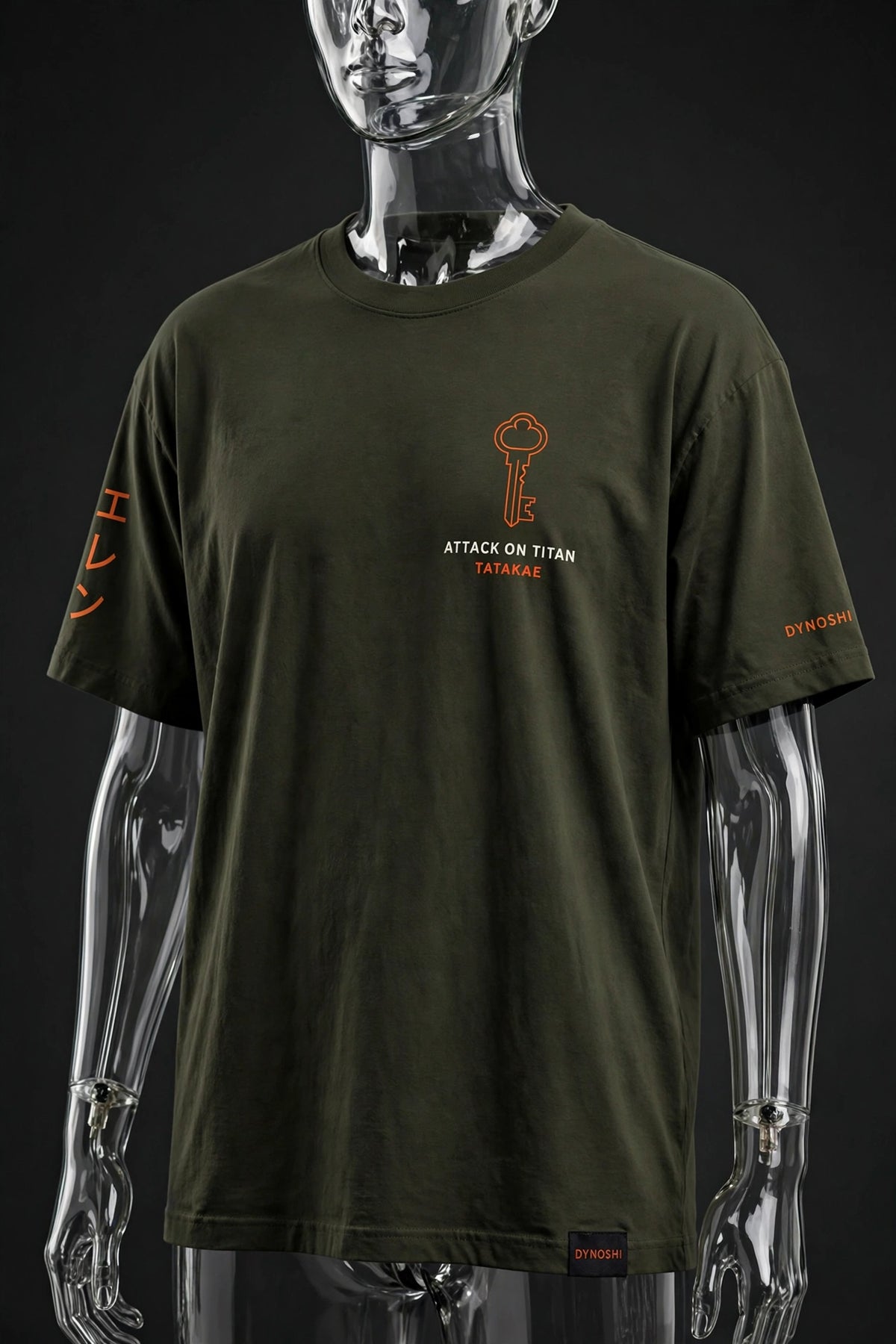Eren Yeager - Tatakae Mantra - Premium Oversized Anime T-Shirt - DYNOSHI