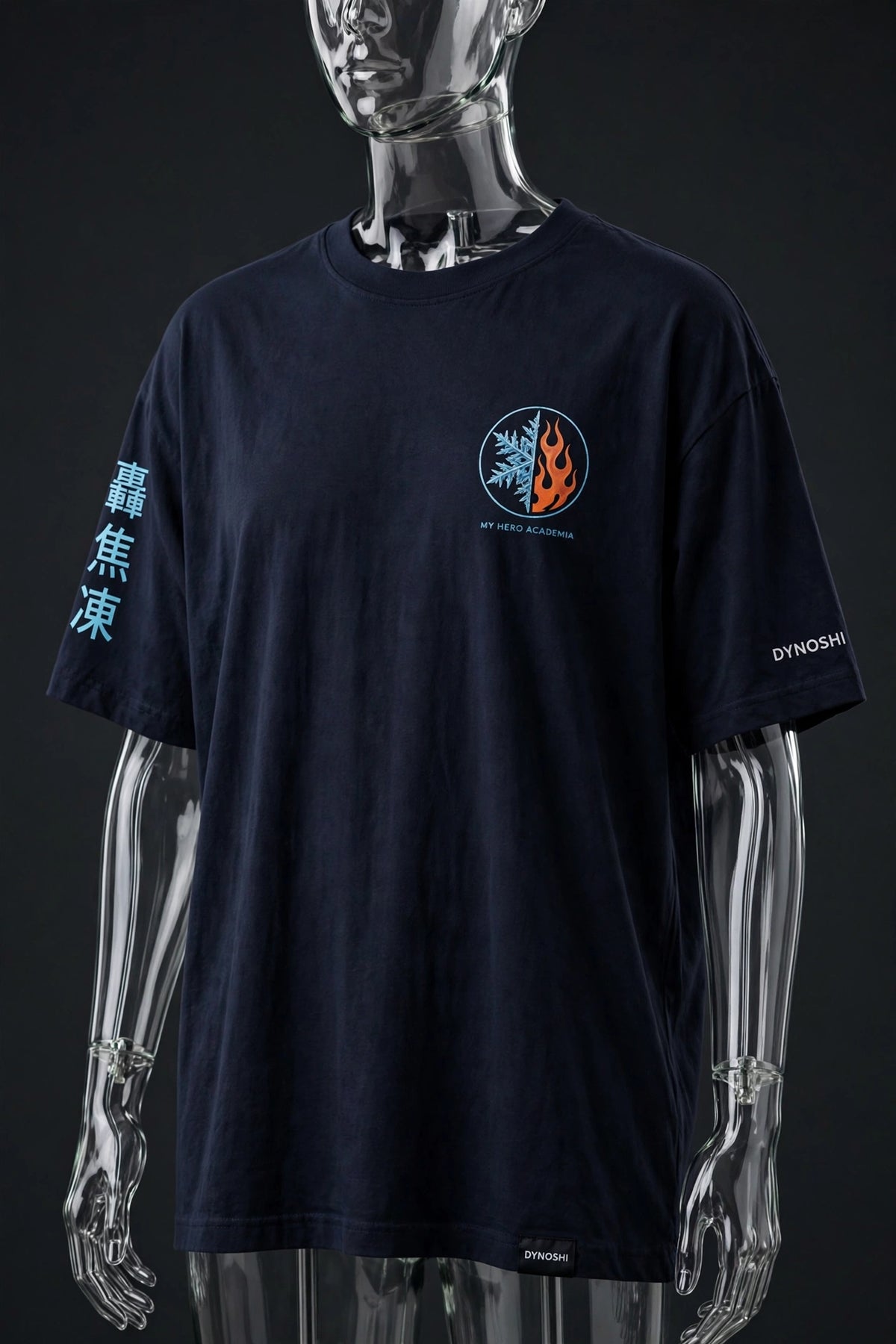 Shoto Todoroki - The Dual Quirk - Premium Oversized Anime T-Shirt - DYNOSHI