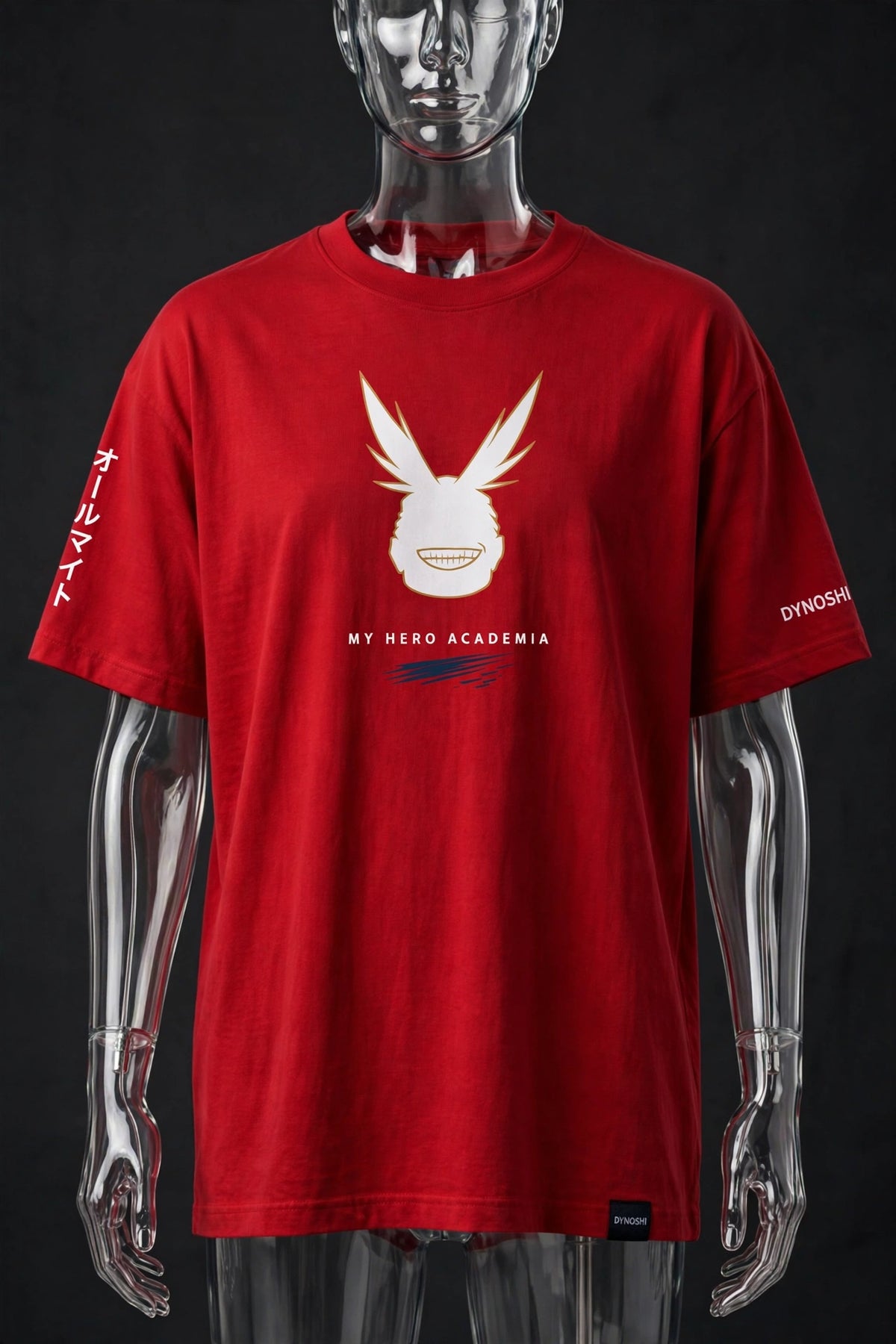 All Might - Detroit Battle Stance - Premium Oversized Anime T-Shirt - DYNOSHI