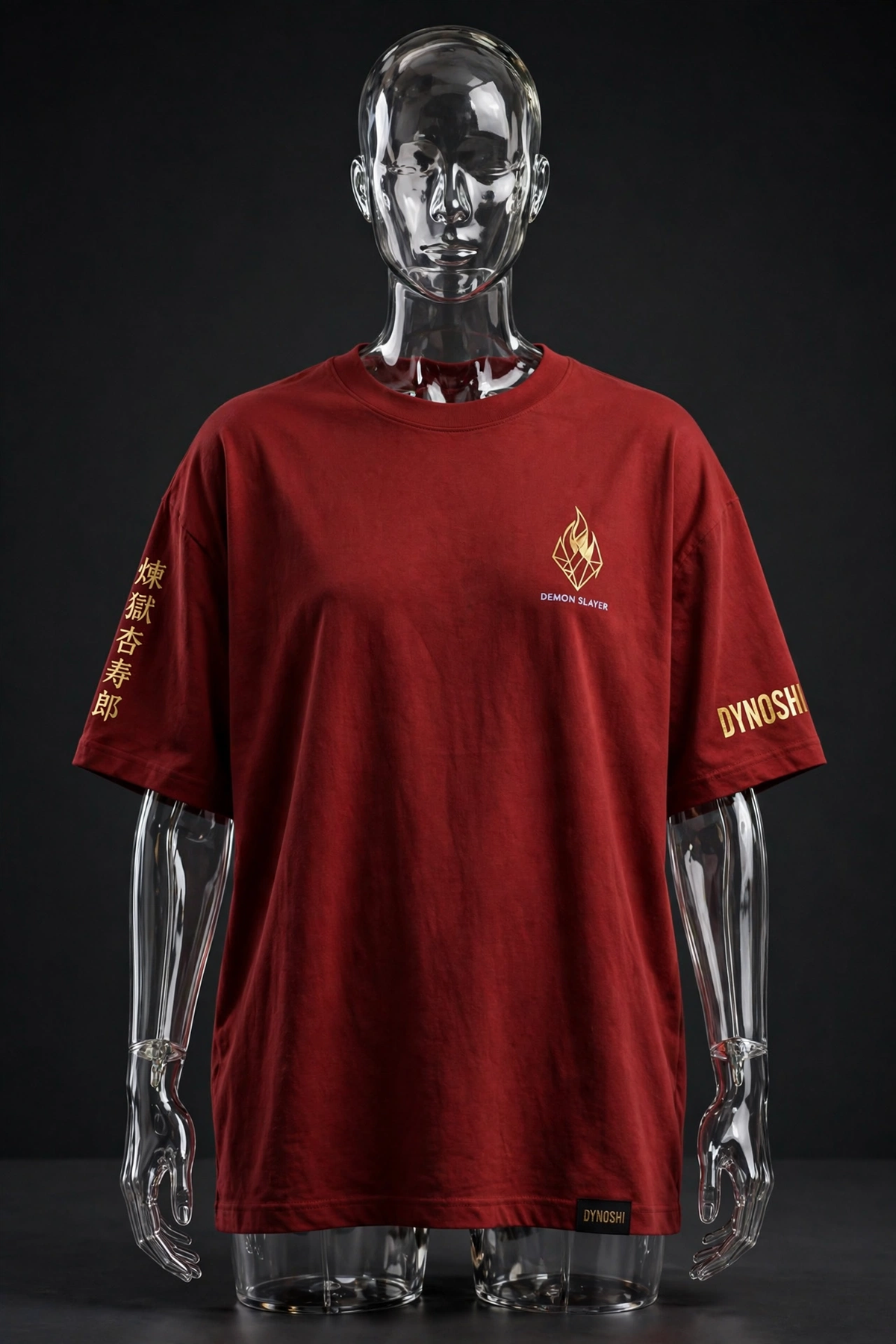 Kyojuro Rengoku - Inferno Silhouette - Premium Oversized Anime T-Shirt - DYNOSHI