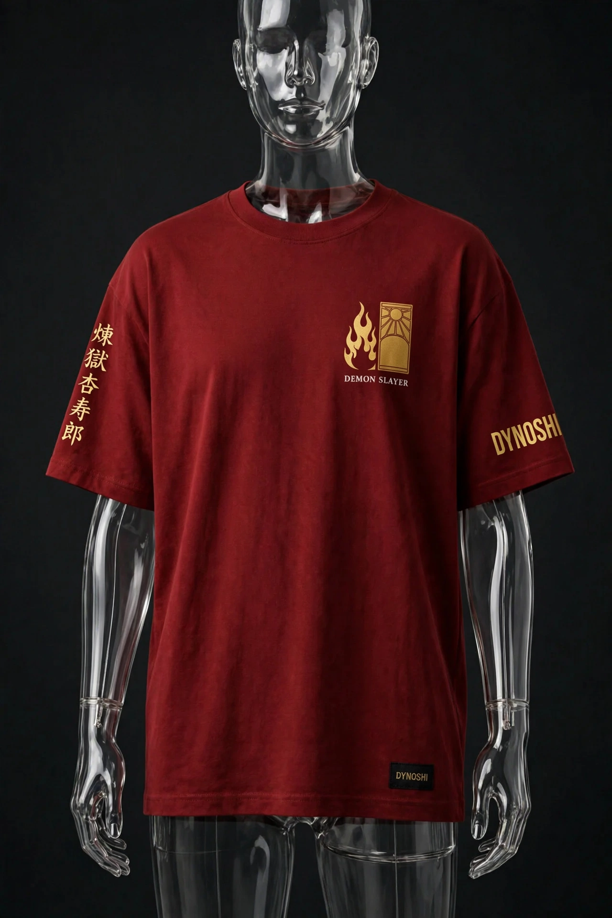 Kyojuro Rengoku - Mentor's Bond Duo - Premium Oversized Anime T-Shirt - DYNOSHI