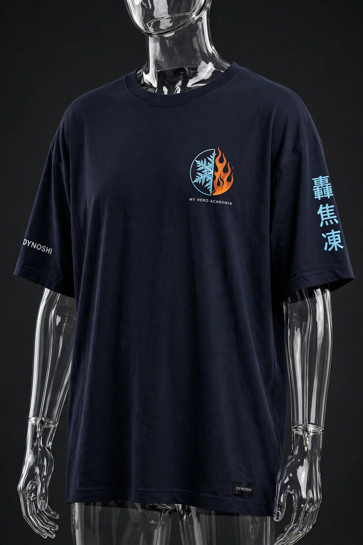 Shoto Todoroki - Stadium Clash - Premium Oversized Anime T-Shirt - DYNOSHI