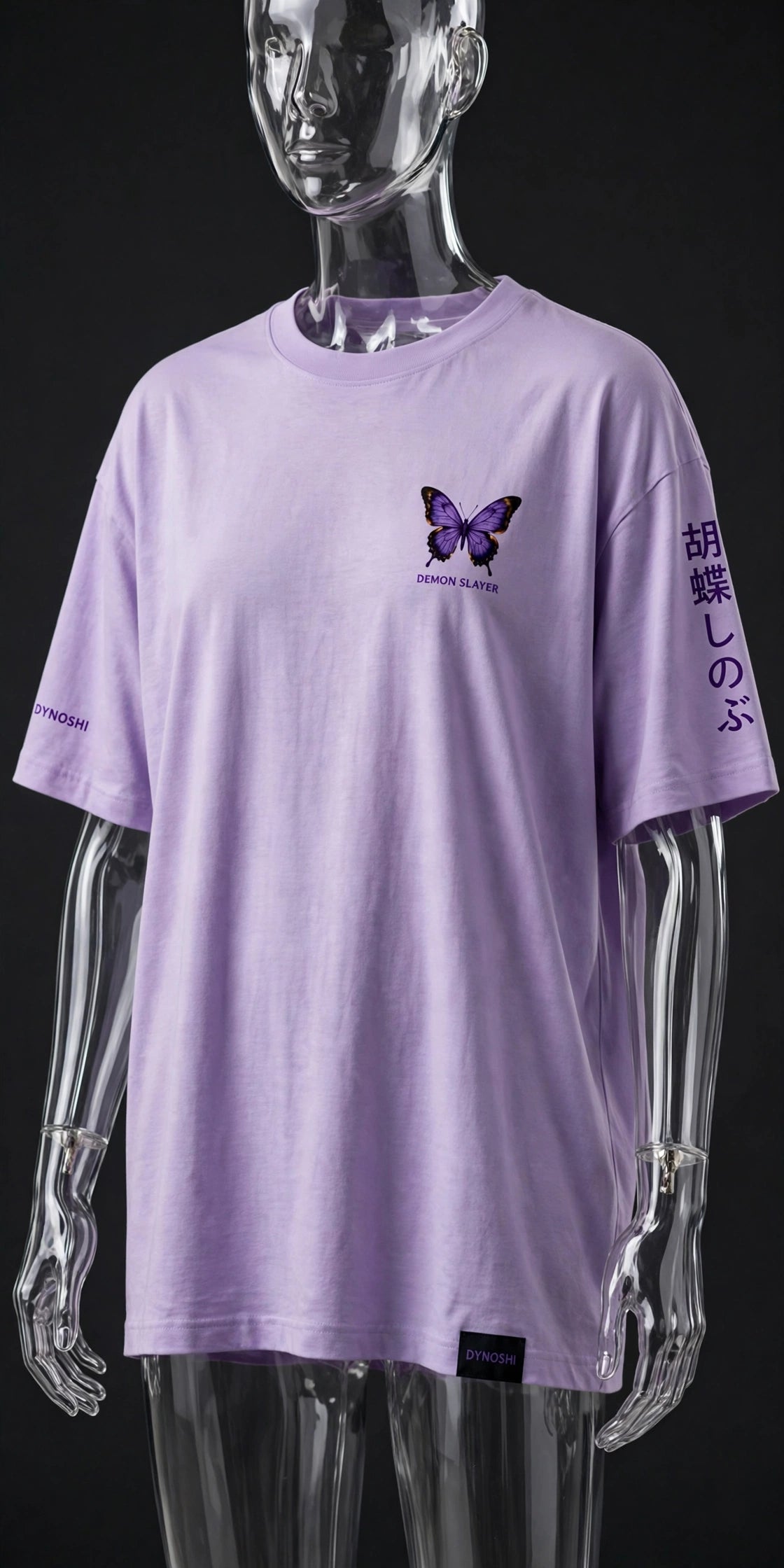 Shinobu Kocho - Corrupted Butterfly - Premium Oversized Anime T-Shirt - DYNOSHI