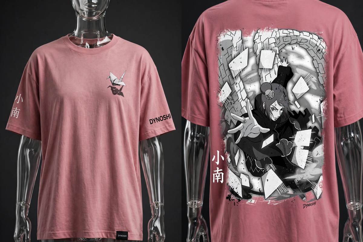 Konan - Paper Bomb Abyss - Premium Oversized Anime T-Shirt - DYNOSHI