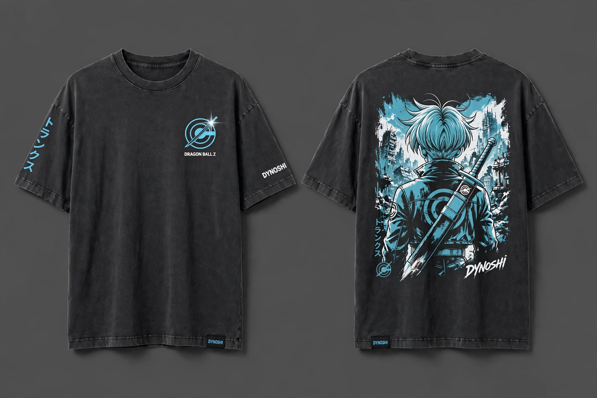 Future Trunks - Premium Oversized Anime T-Shirt - DYNOSHI