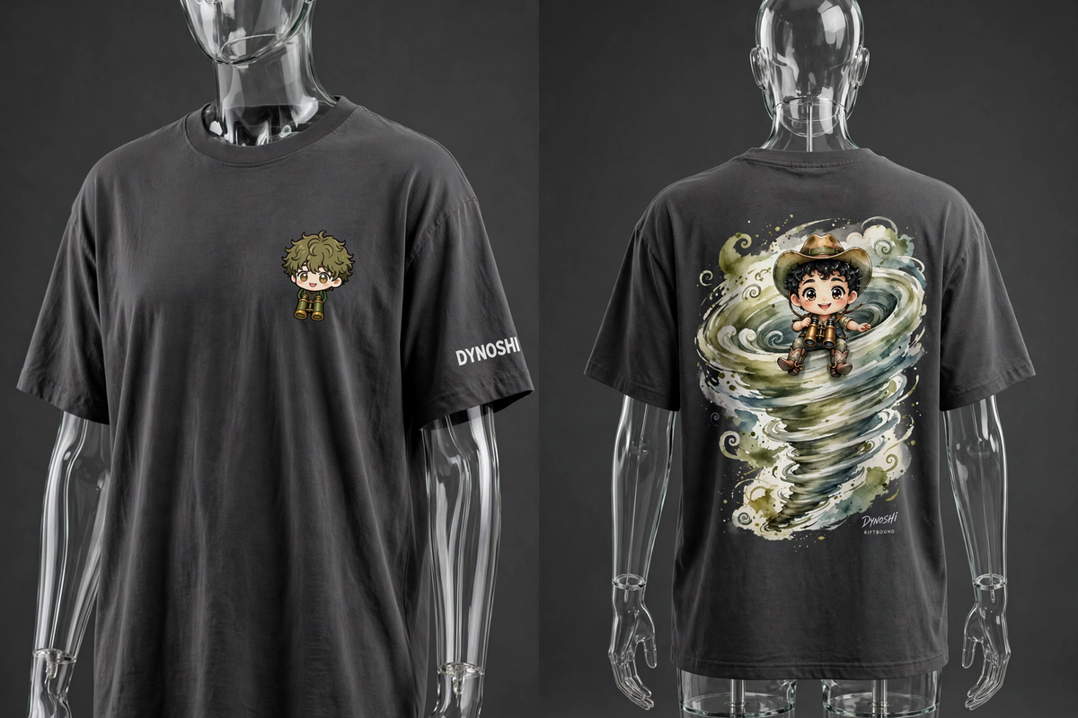 Tovan - Chibi Tovan - Premium Oversized Anime T-Shirt - DYNOSHI