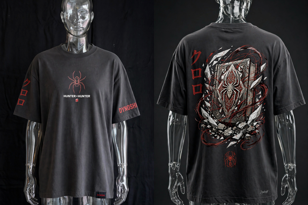 Chrollo Lucilfer - Skill Hunter Monument - Premium Oversized Anime T-Shirt - DYNOSHI