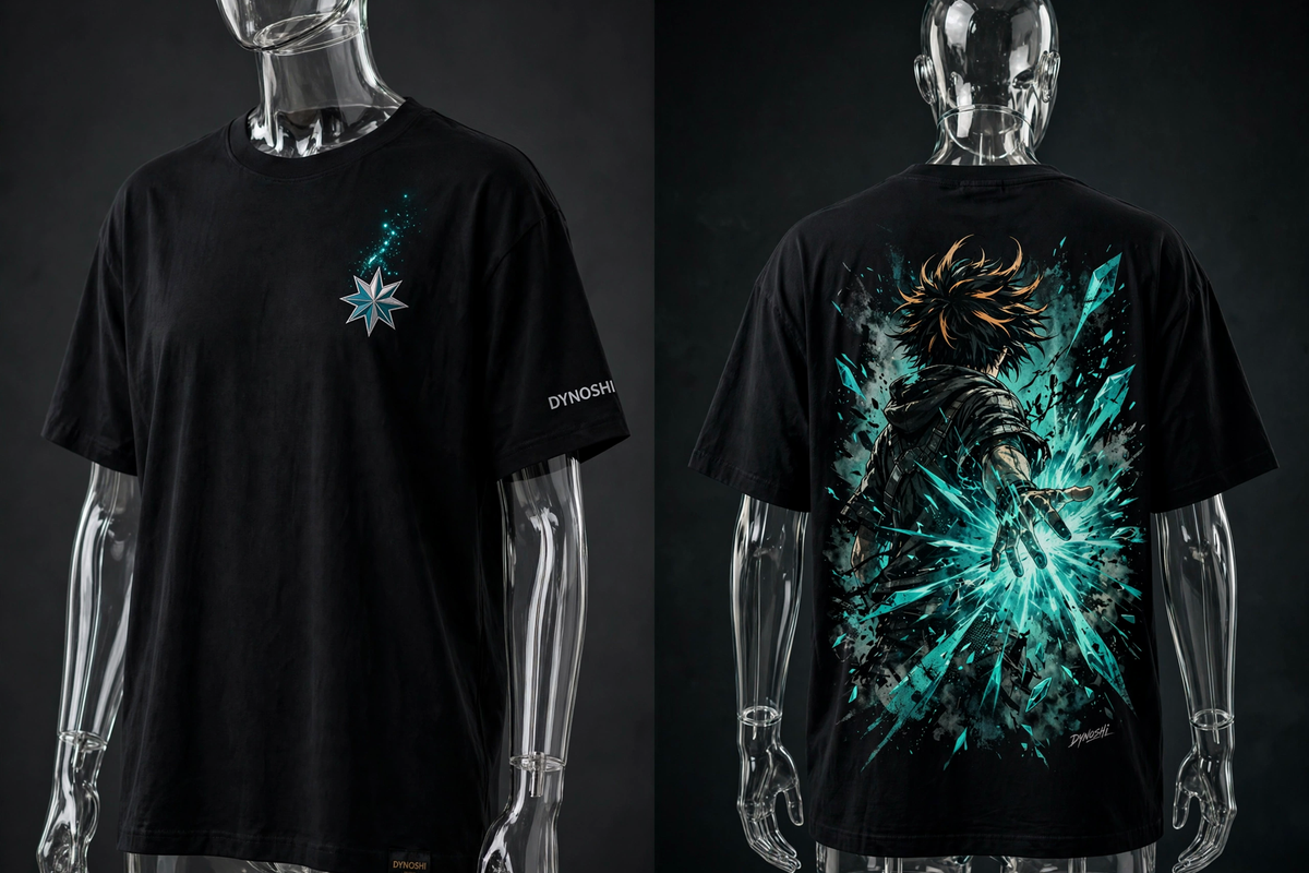 Kael - Resonance Burst - Premium Oversized Anime T-Shirt - DYNOSHI