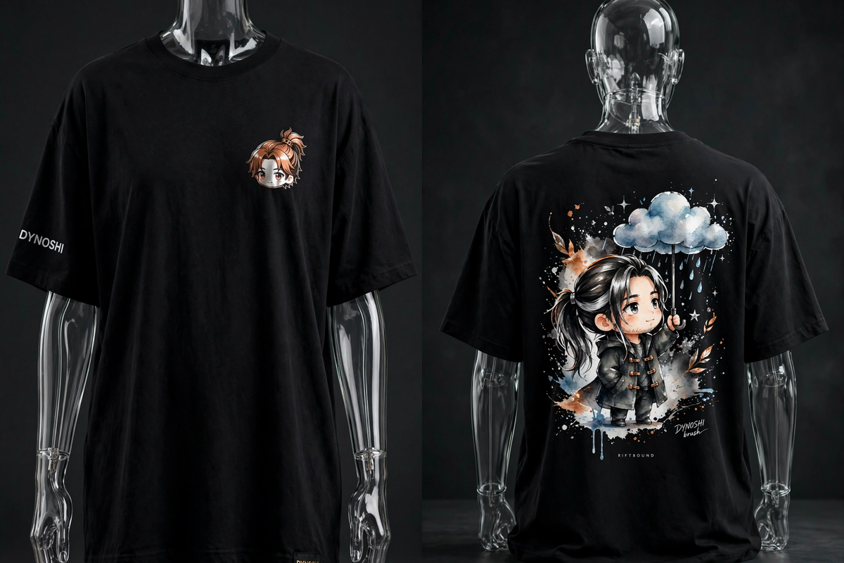 SOREN - Chibi Soren - Premium Oversized Anime T-Shirt - DYNOSHI