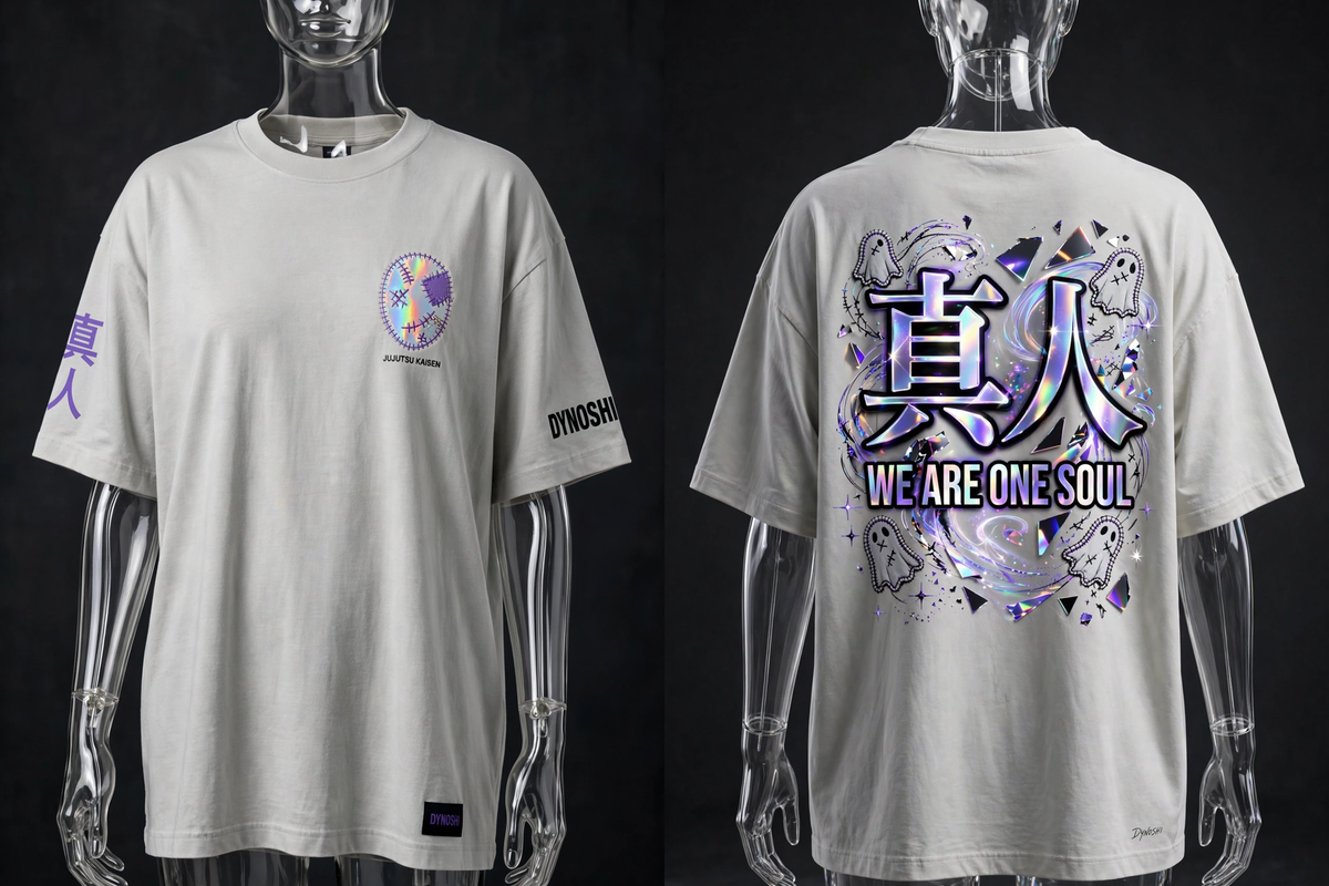 Mahito - We Are One Soul Mantra - Premium Oversized Anime T-Shirt - DYNOSHI