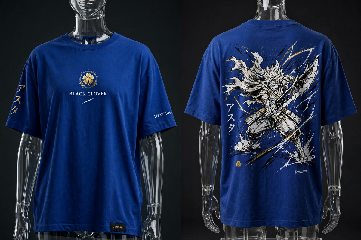 Asta - Slash Stance - Premium Oversized Anime T-Shirt - DYNOSHI