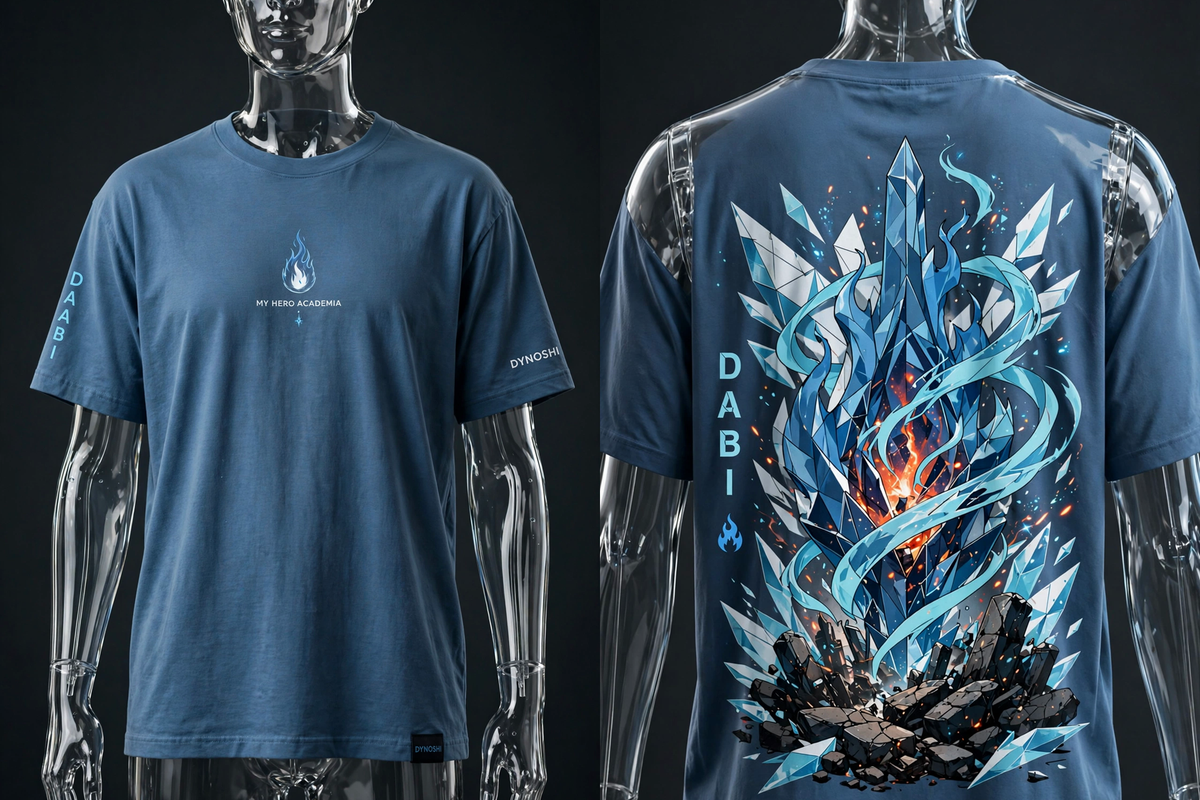 Dabi - Ember Core Monument - Premium Oversized Anime T-Shirt - DYNOSHI