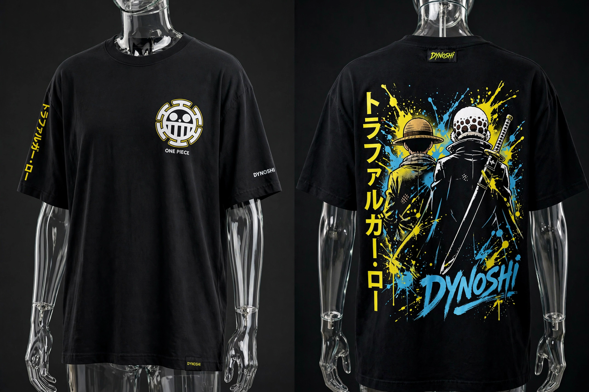 Trafalgar Law - Worst Generation - Premium Oversized Anime T-Shirt - DYNOSHI