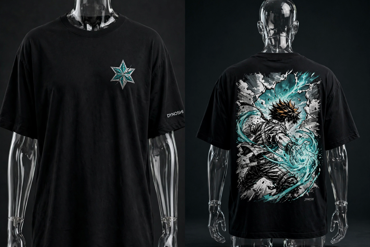 Kael - First Crossing - Premium Oversized Anime T-Shirt - DYNOSHI