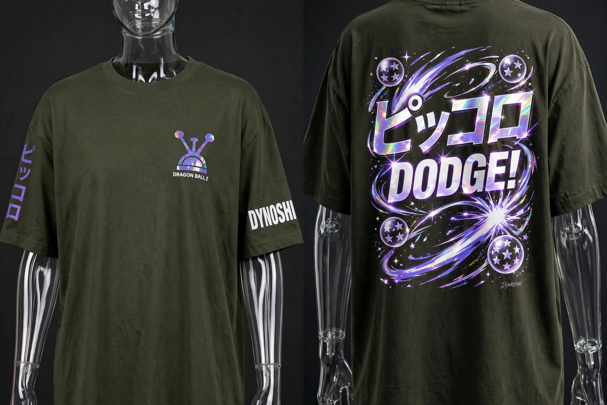 Piccolo - Dodge! Mantra - Premium Oversized Anime T-Shirt - DYNOSHI