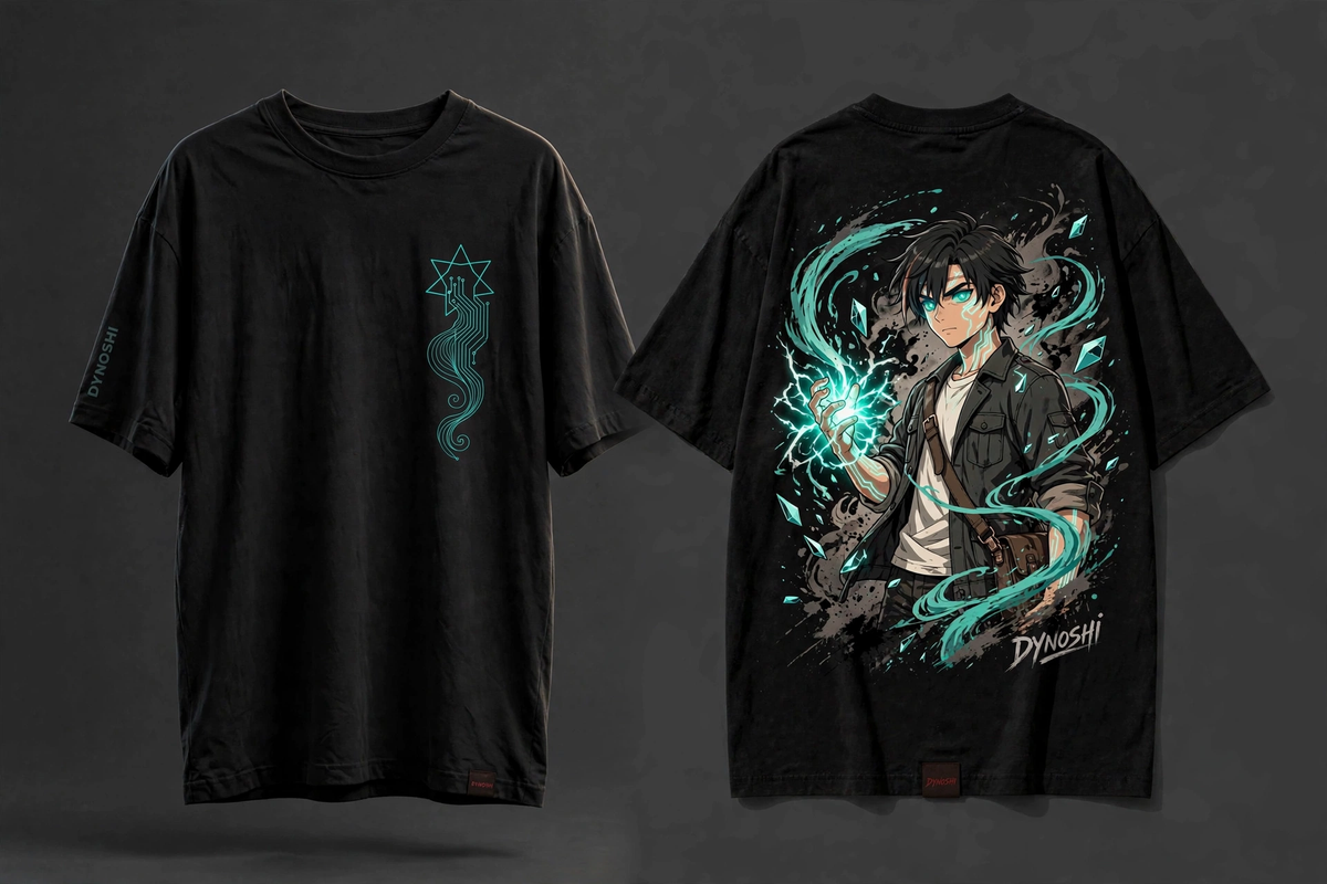 Kael - RIFTBOUND Premium Oversized Anime T-Shirt - DYNOSHI