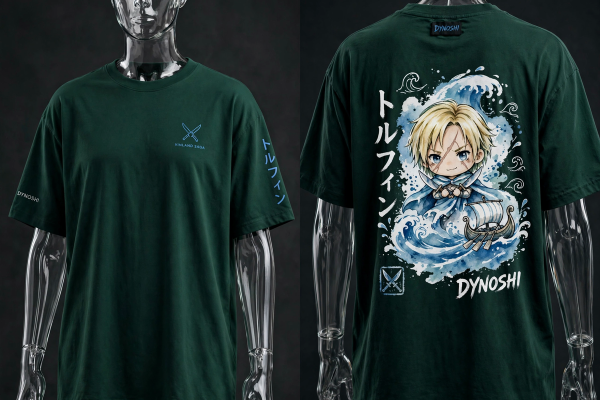 Thorfinn - Little Warrior - Premium Oversized Anime T-Shirt - DYNOSHI
