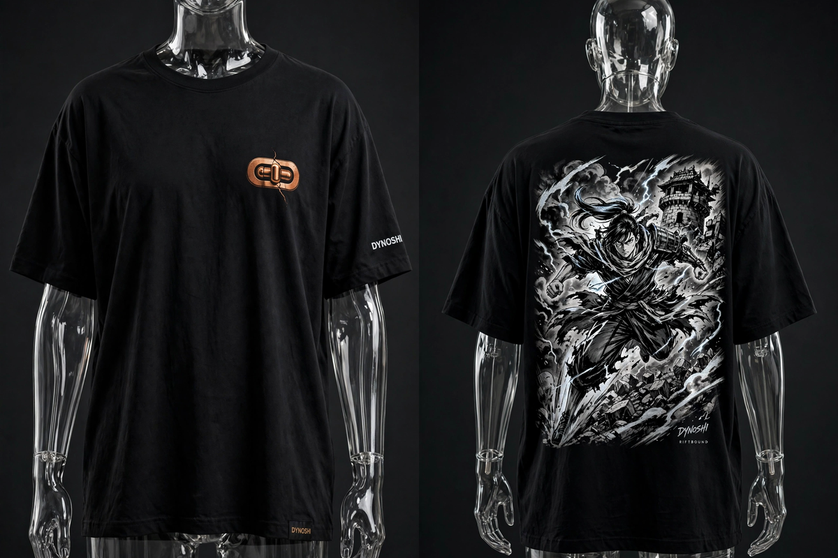 Soren - Storm Stance - Premium Oversized Anime T-Shirt - DYNOSHI