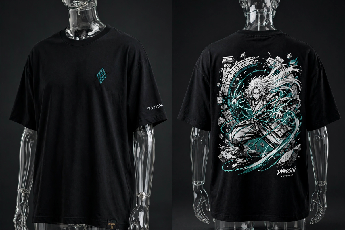 Veydran - Thread Stance - Premium Oversized Anime T-Shirt - DYNOSHI