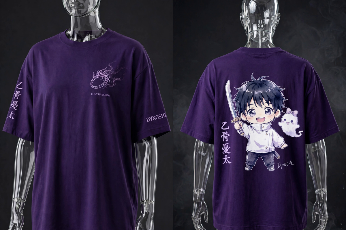 Yuta Okkotsu - Chibi Sword Saint - Premium Oversized Anime T-Shirt - DYNOSHI