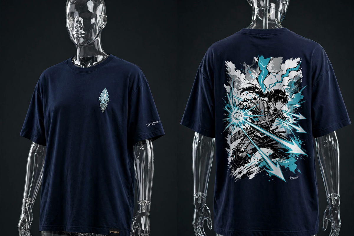 REN - Arrow Storm - Premium Oversized Anime T-Shirt - DYNOSHI
