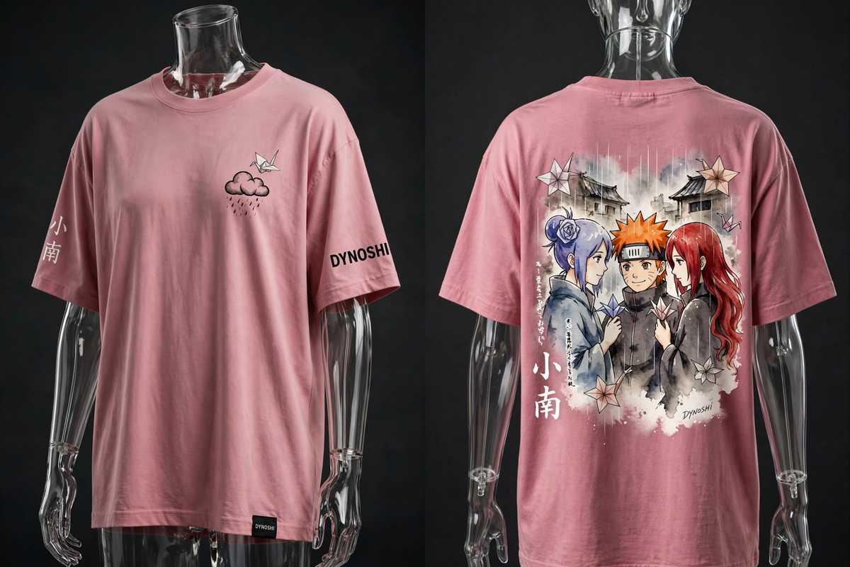 Konan - Ame Orphans - Premium Oversized Anime T-Shirt - DYNOSHI
