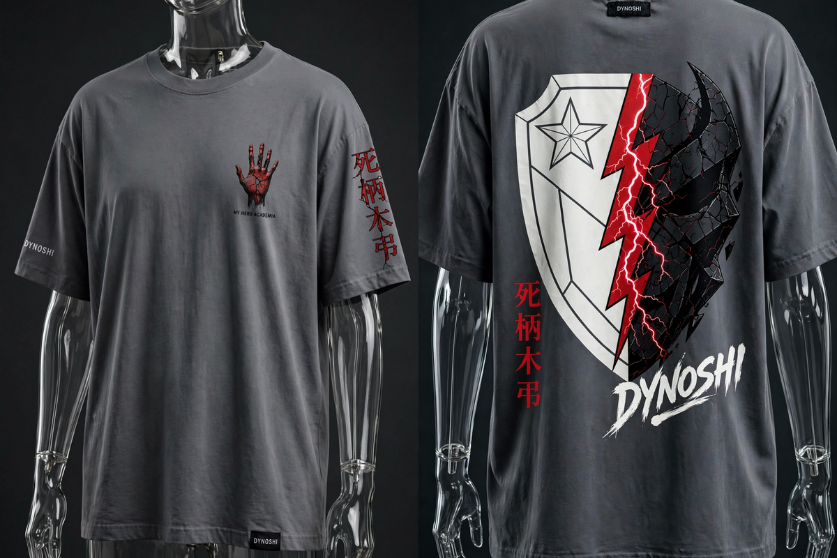 Tomura Shigaraki - Clash of Fates - Premium Oversized Anime T-Shirt - DYNOSHI