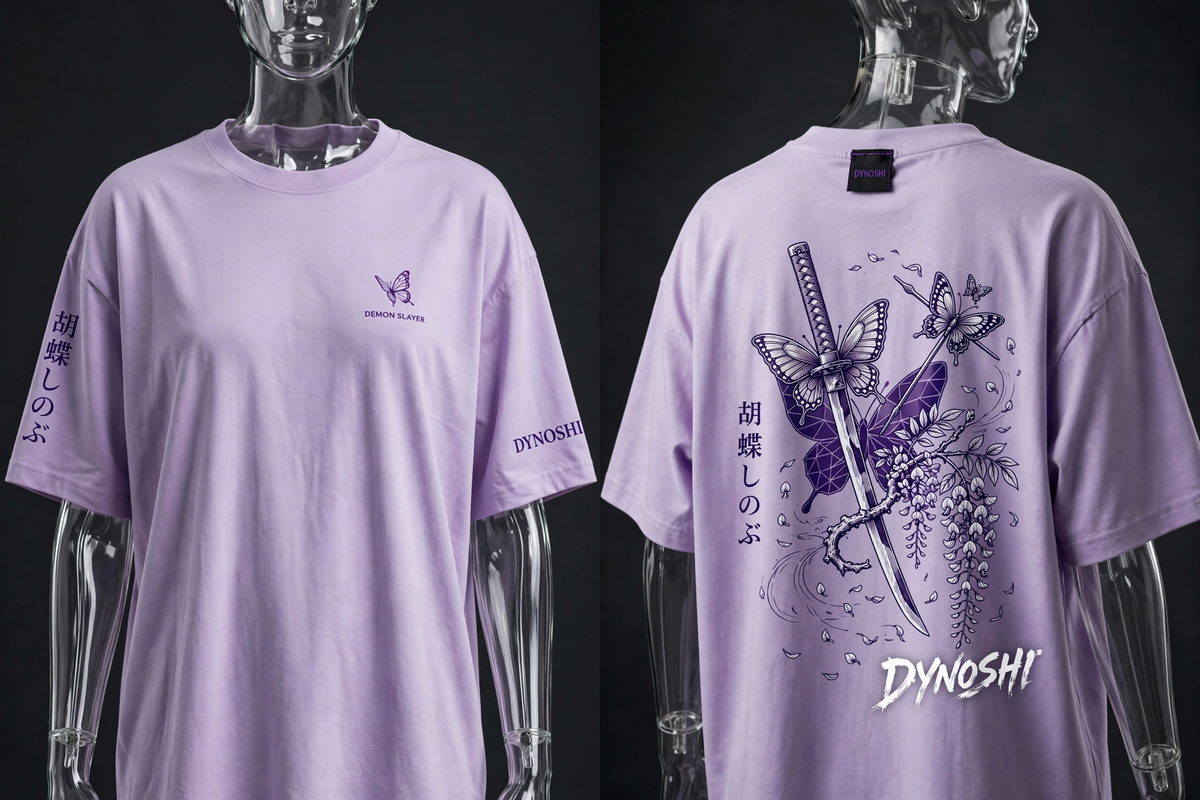 Shinobu Kocho - Hashira's Kit - Premium Oversized Anime T-Shirt - DYNOSHI