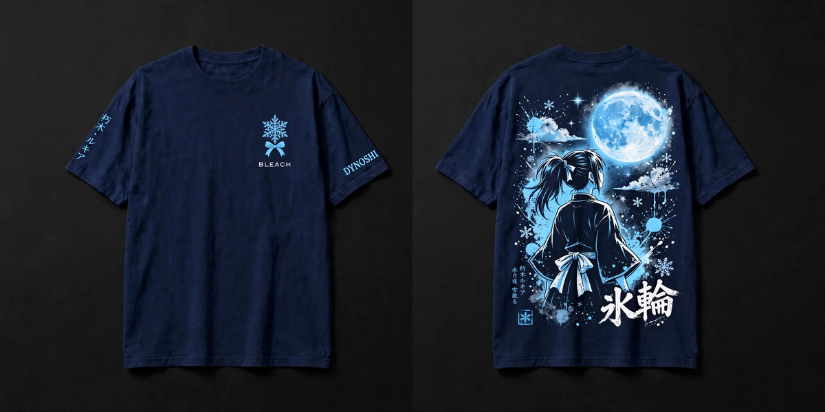Rukia Kuchiki - Premium Oversized Anime T-Shirt - DYNOSHI