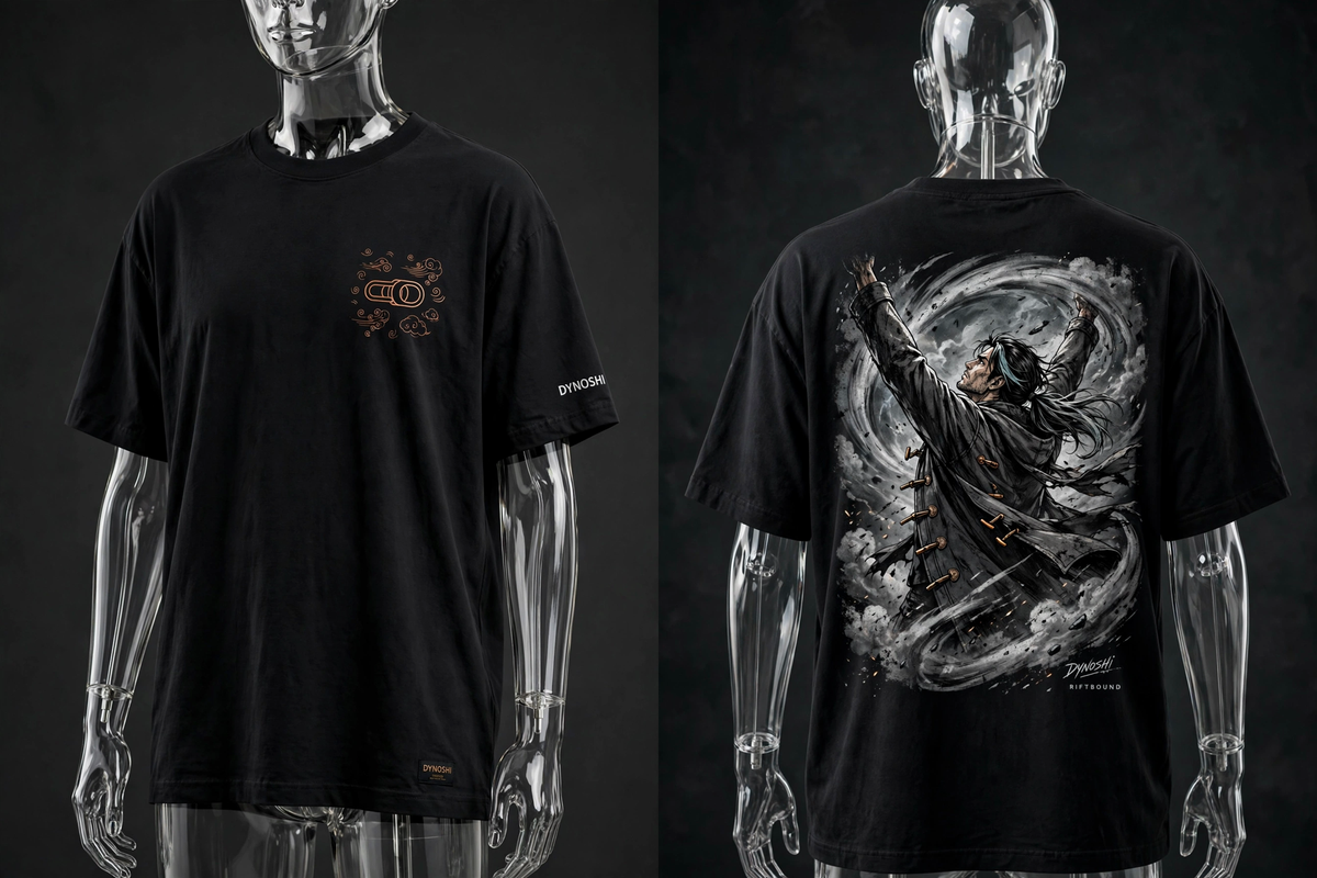 Soren - Storm Vortex - Premium Oversized Anime T-Shirt - DYNOSHI