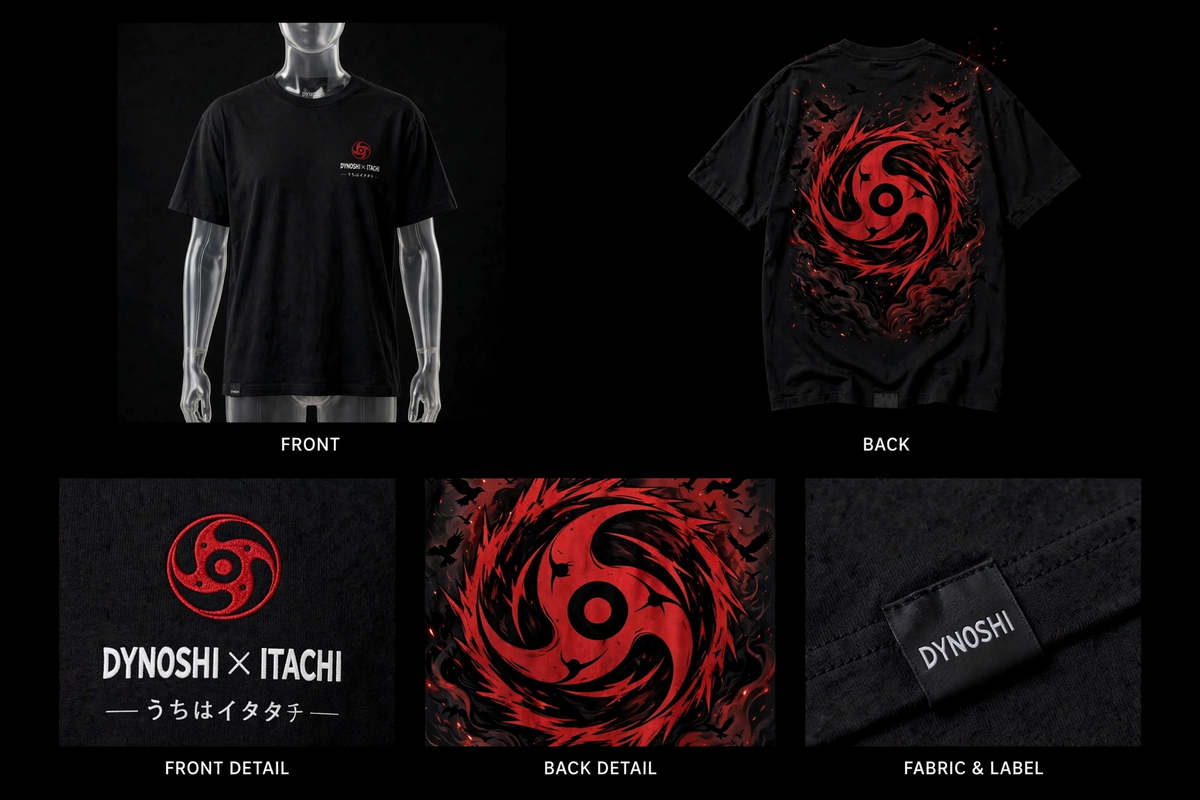 Itachi Uchiha - Mangekyo Crows - Composite sheet