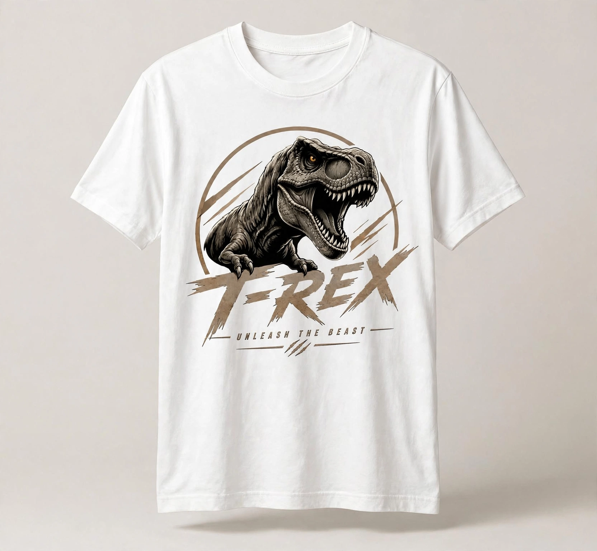 T-Rex – Unleash the Beast White Tee