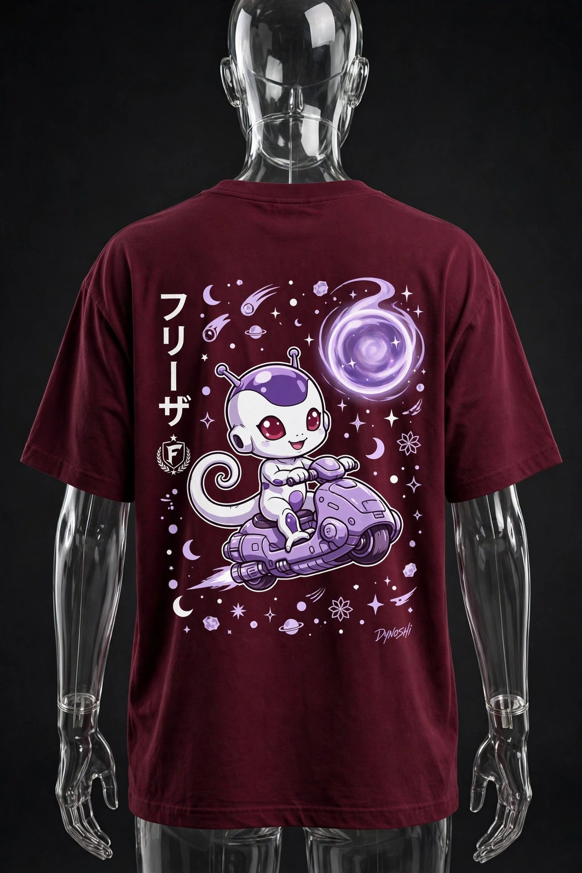 Frieza - Chibi Pod Rider - Premium Oversized Anime T-Shirt - DYNOSHI