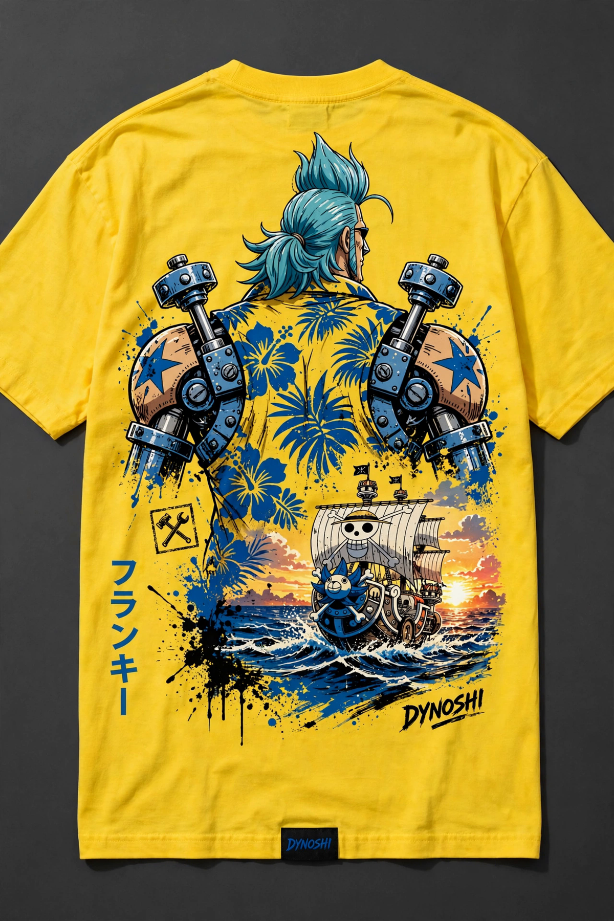 Franky - Premium Oversized Anime T-Shirt - DYNOSHI