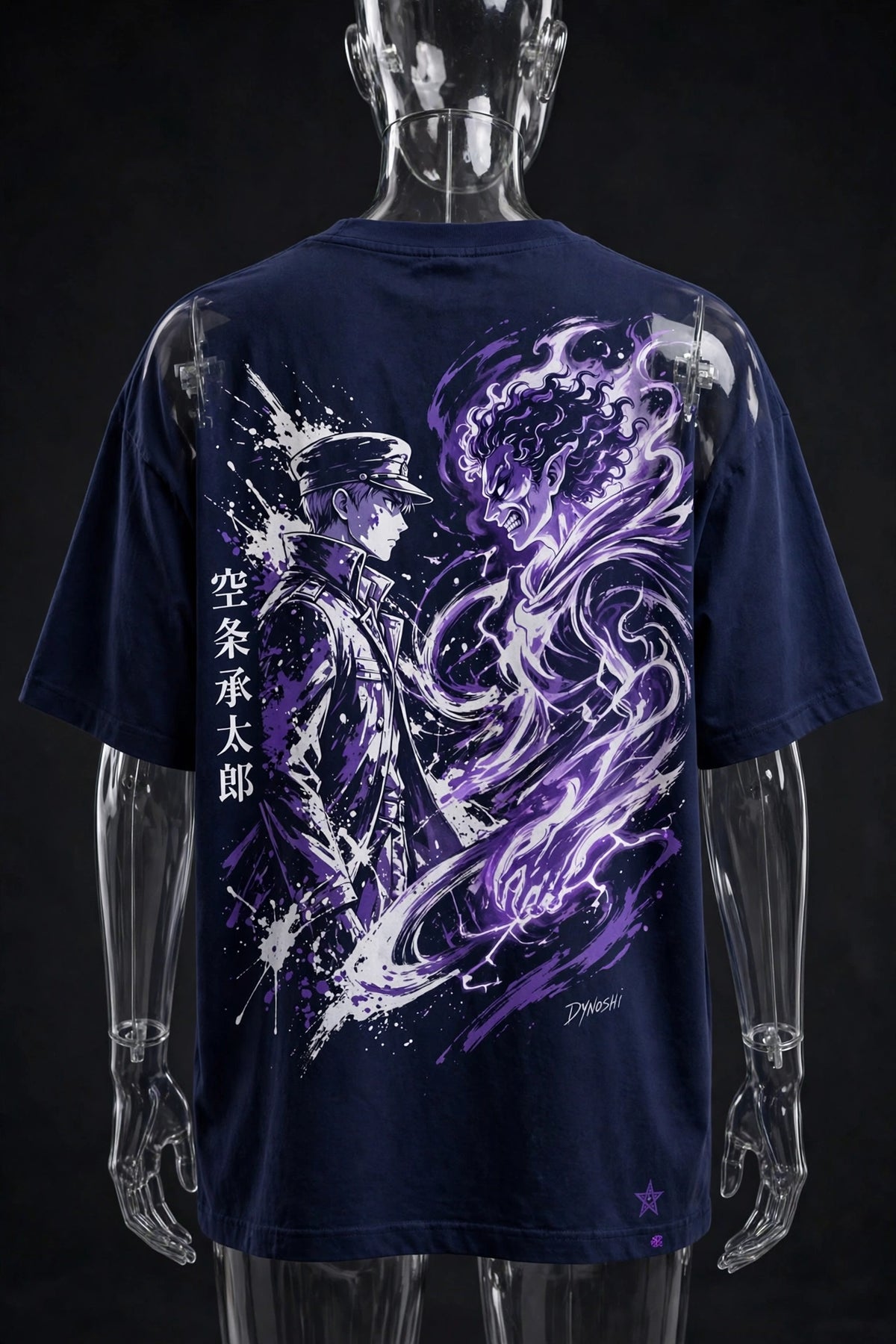 Jotaro Kujo - Stand Clash Duo - Premium Oversized Anime T-Shirt - DYNOSHI