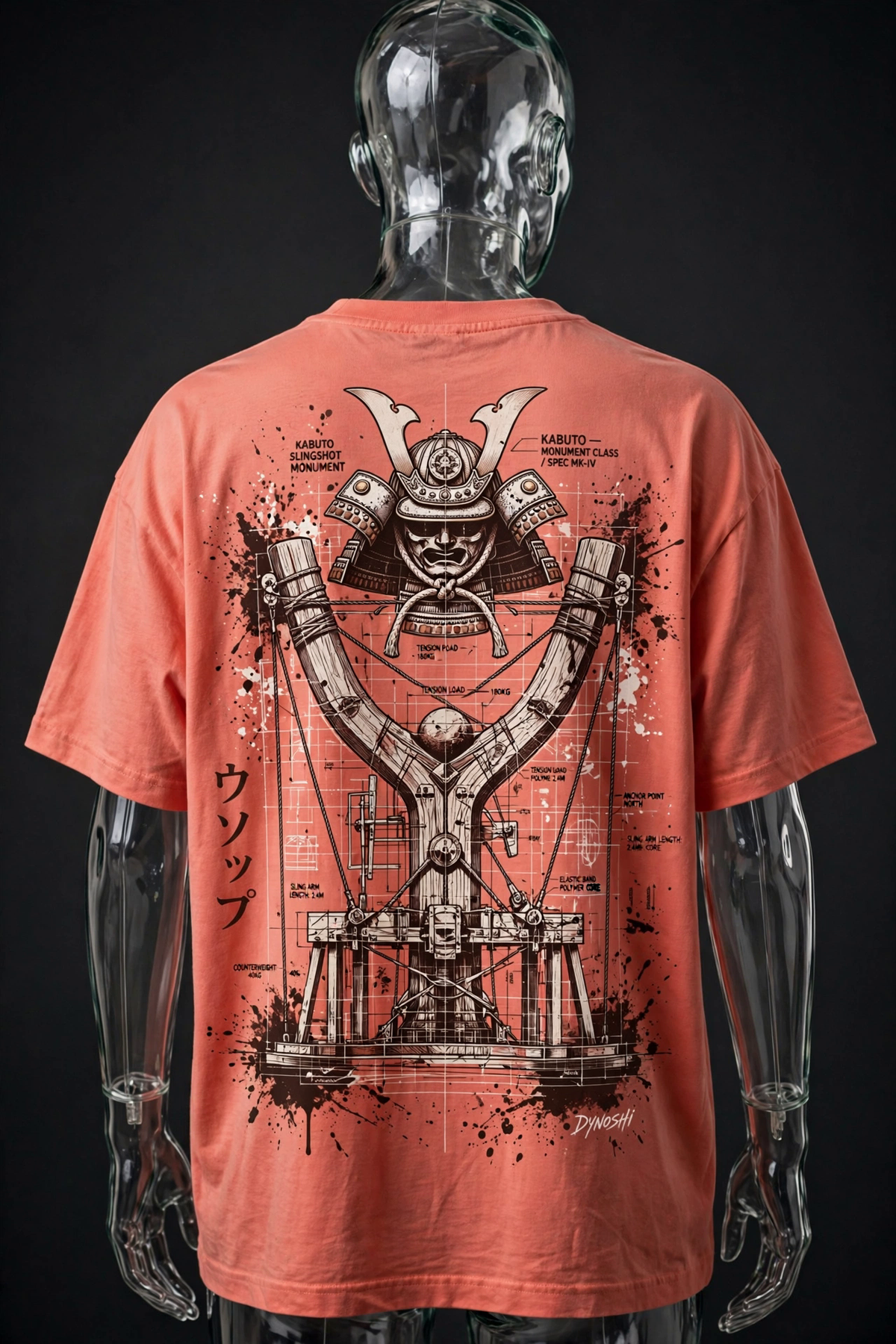 Usopp - Kabuto Monument - Premium Oversized Anime T-Shirt - DYNOSHI