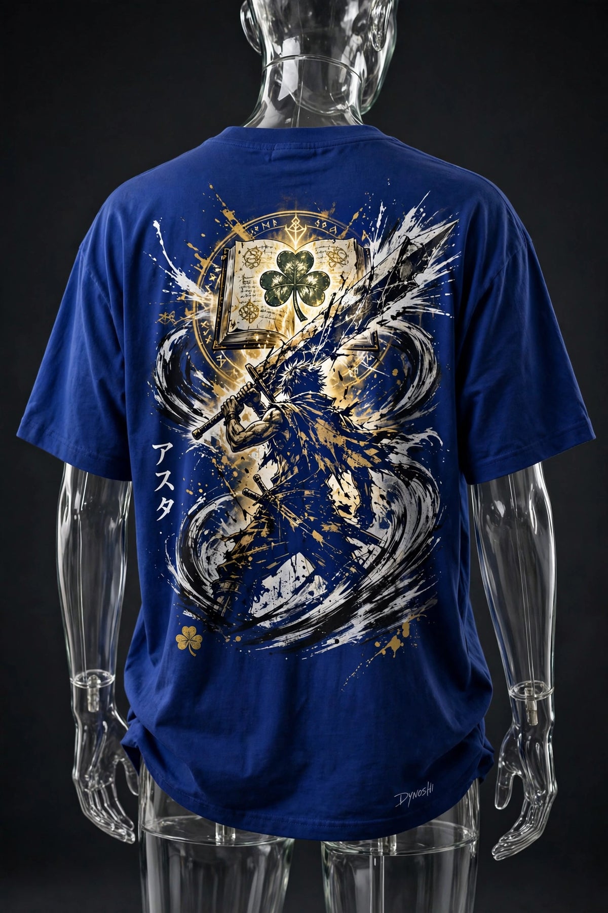 Asta - Anti-Magic Sword Rising - Premium Oversized Anime T-Shirt - DYNOSHI