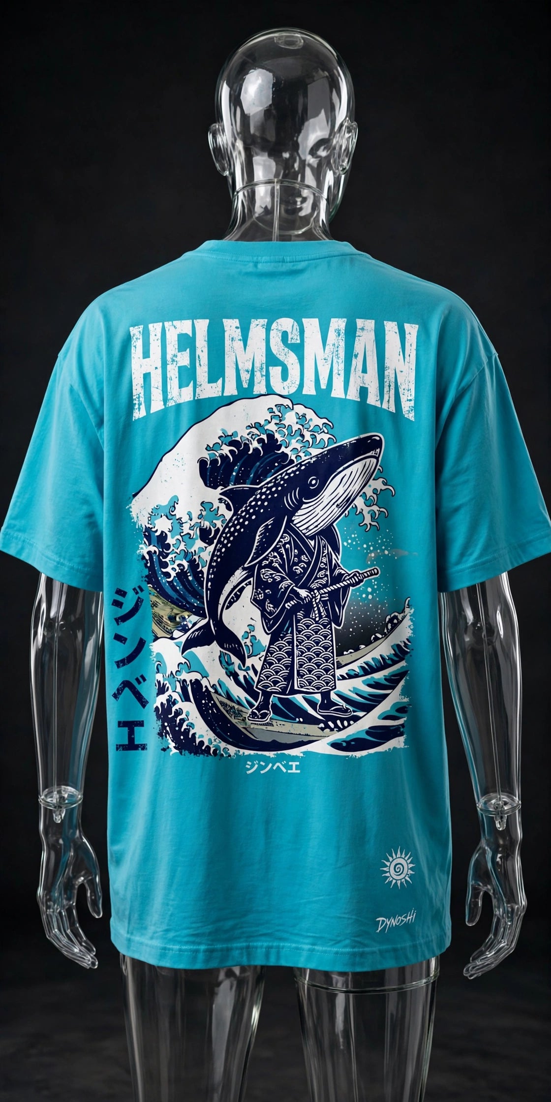 Jinbe - HELMSMAN Mantra - Premium Oversized Anime T-Shirt - DYNOSHI