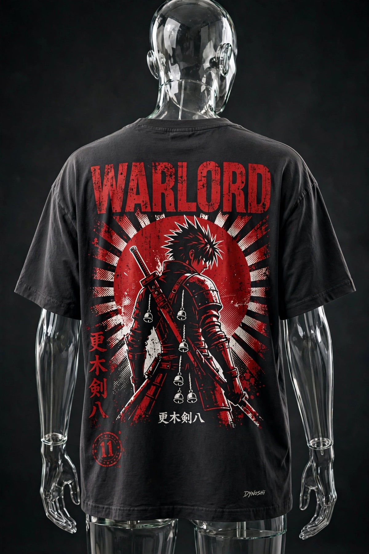 Kenpachi Zaraki - WARLORD Mantra - Premium Oversized Anime T-Shirt - DYNOSHI